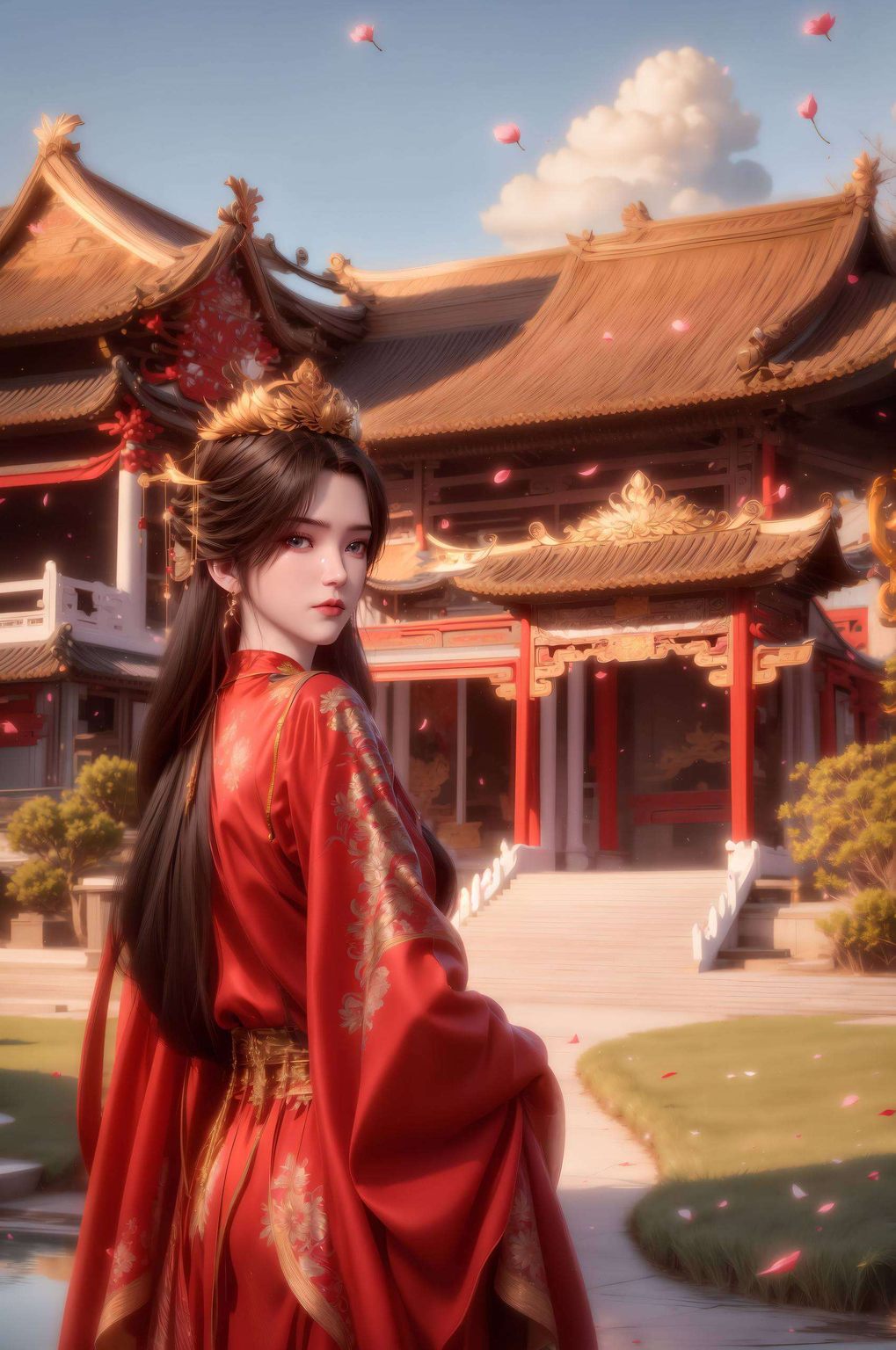 她是《仙逆》中的绝世美女她的壁纸不仅是一幅画