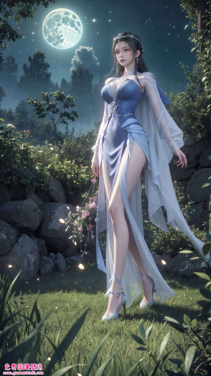 李慕婉仿佛从《仙逆》的画卷中走出画中寻梦