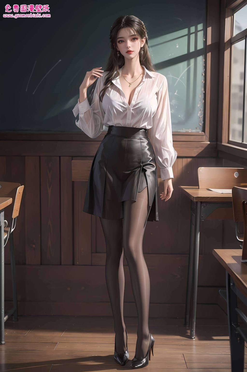 今天给大家带来一款超级炫酷的苹果壁纸哦！这可是融合了国漫女神李慕婉的高清美貌李慕婉在平板上光彩夺目