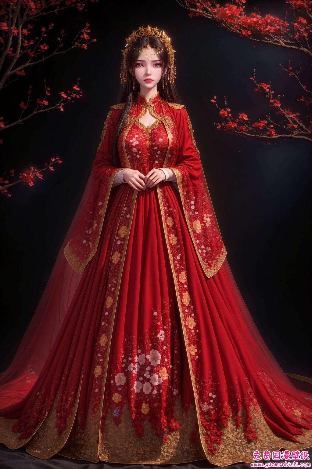让你的手机也变得美美哒还能变幻出超炫的苹果炫彩动态壁纸！快来看看这位国漫界的仙女