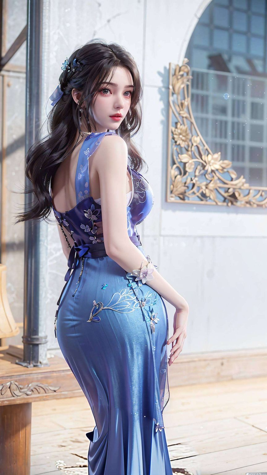 她的美那如仙子般的存在