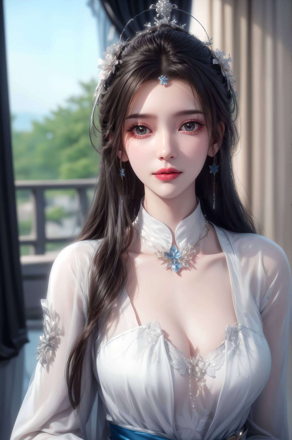 犹如动漫里的梦幻美女让人玄幻得心脏病都要犯了