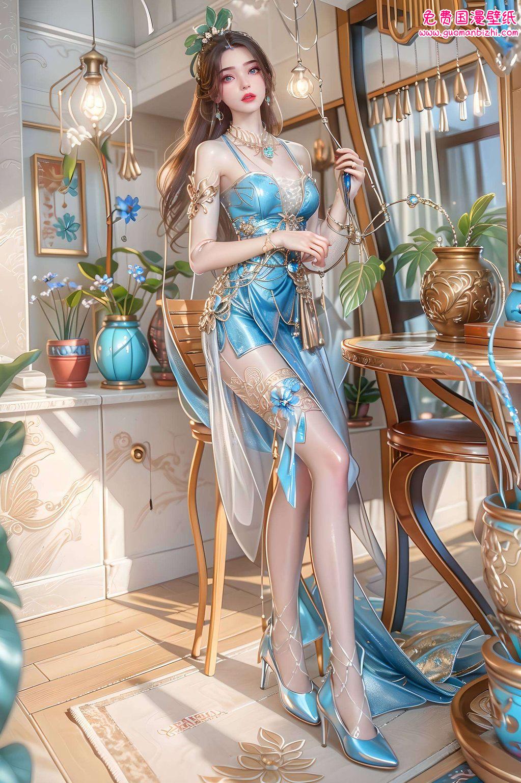 今天给大家带来一组超级梦幻的国漫壁纸大放送！🌟 小调皮们各个都是美得不可方物