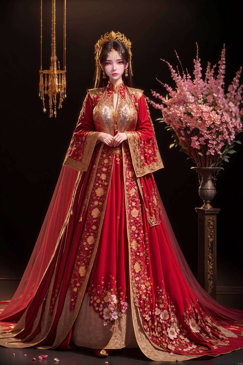 她的容颜清丽脱俗眼神中流露出的是不屈的坚韧与温柔的智慧