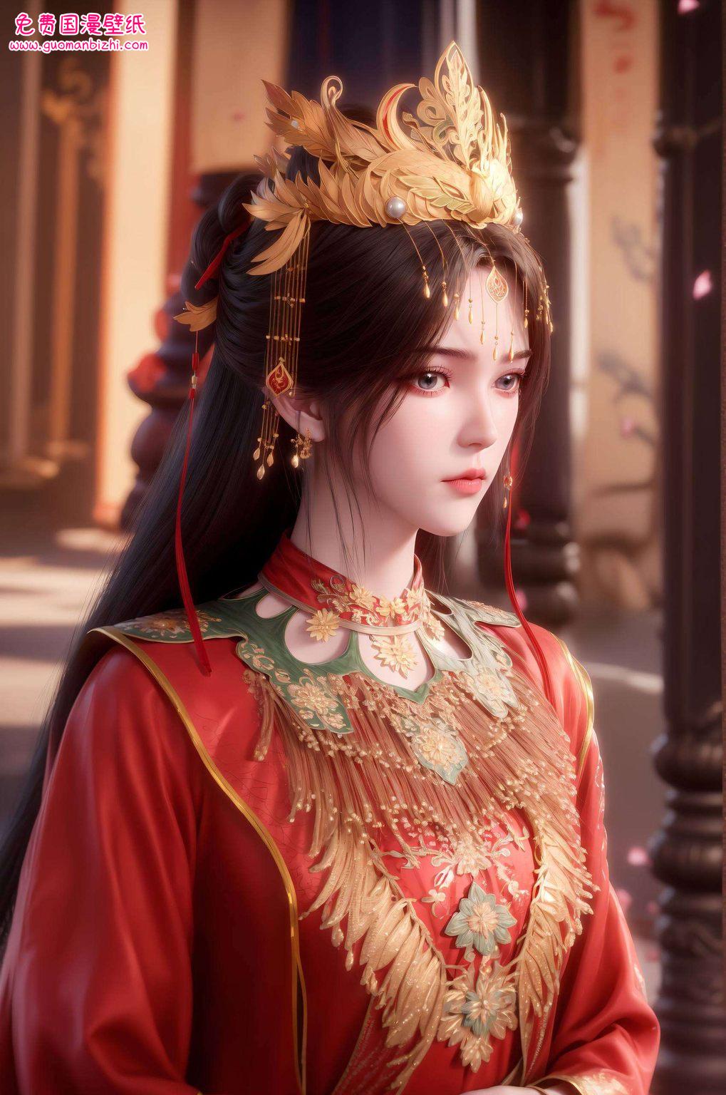 这位国漫女神在绚丽的光影世界里