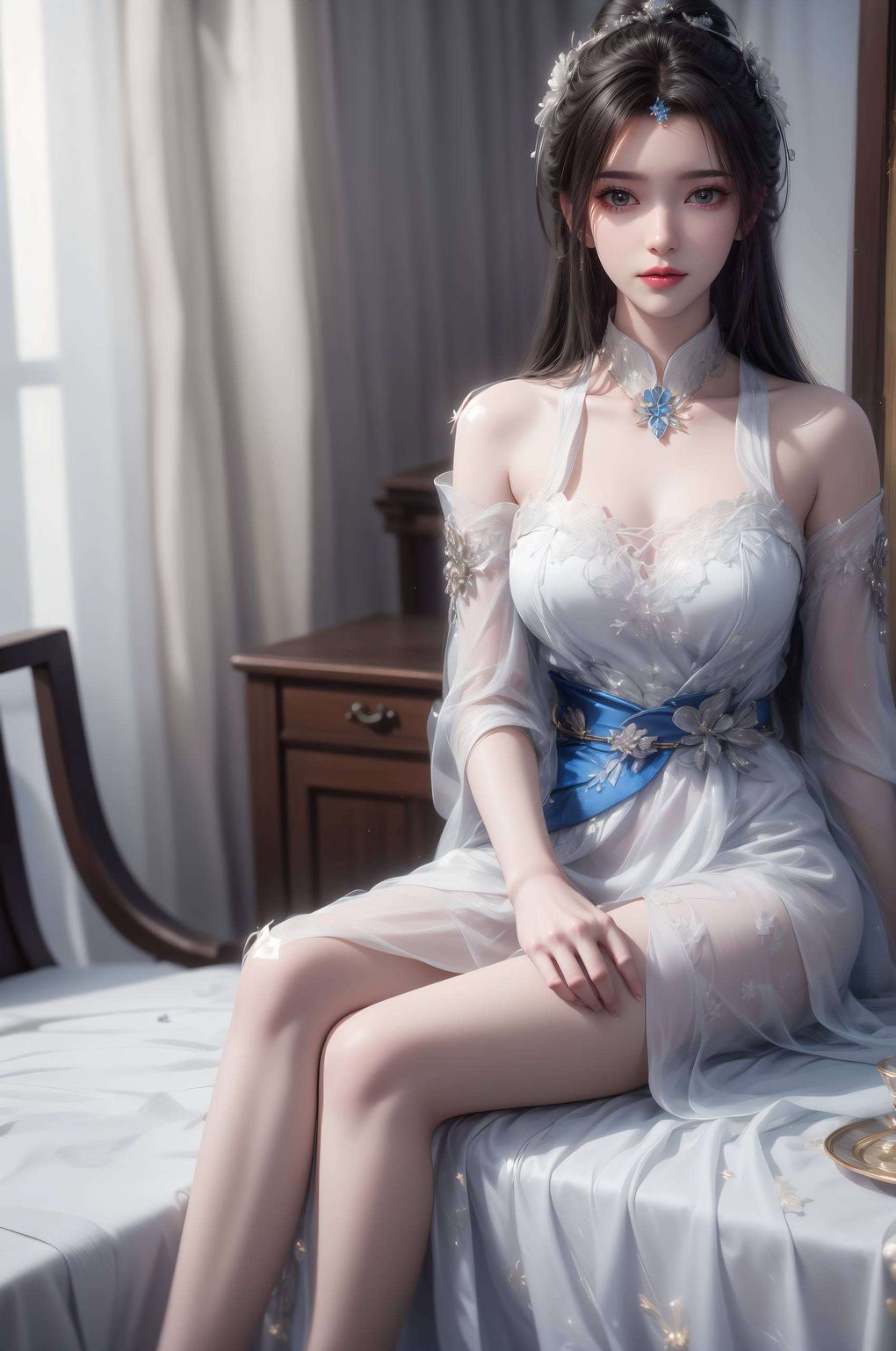 你知道吗？王林和李慕婉这对CP的同屏壁纸就像是那《仙逆》里的壁画复活了似的