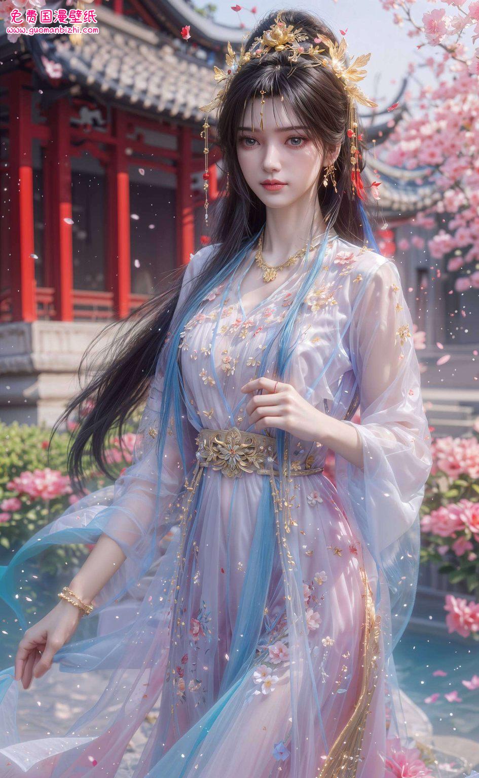这位国漫女神简直是小可爱本人仙逆壁纸里的玄幻元素