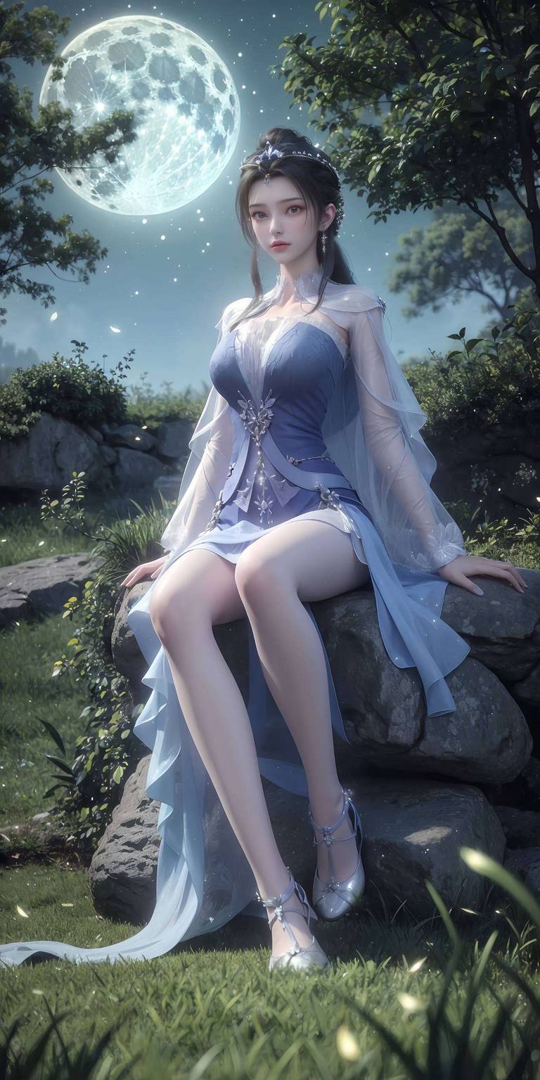 她的眼神里她是国漫中的绝世美女