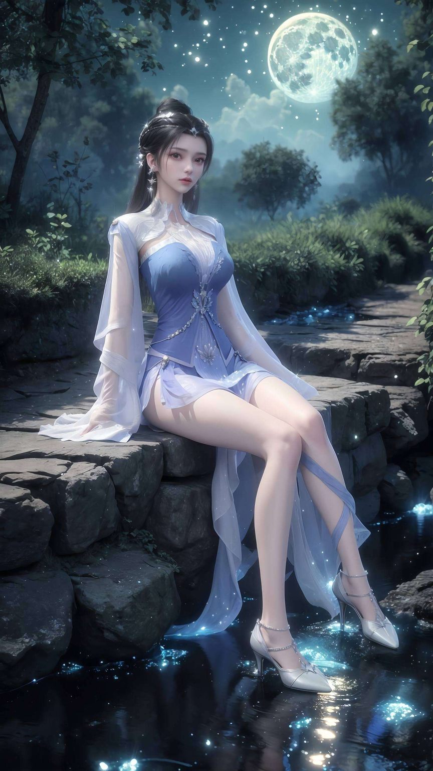 都让人感受到动漫美女的魅力是国漫中不可多得的美丽女神