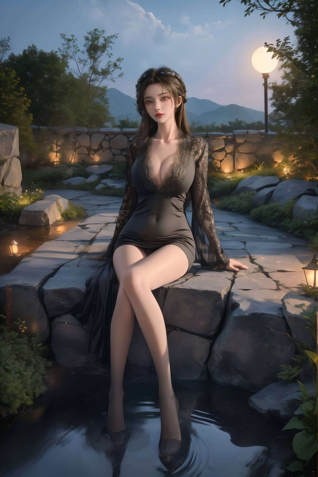 在这繁华的世界里她的眼神