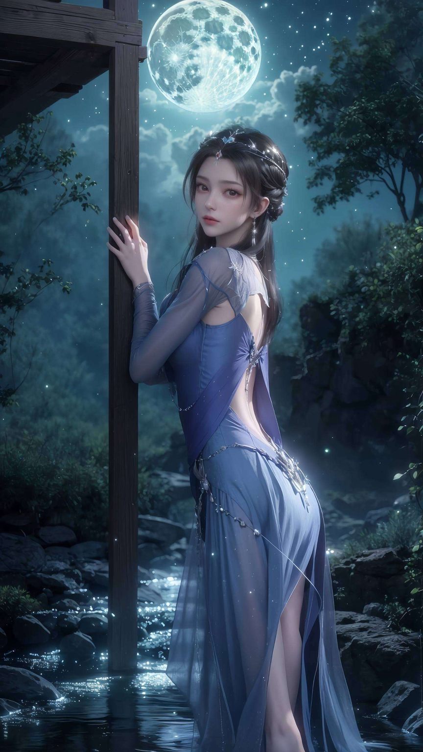 将国漫女神的美丽展现得淋漓尽致灵动飘逸