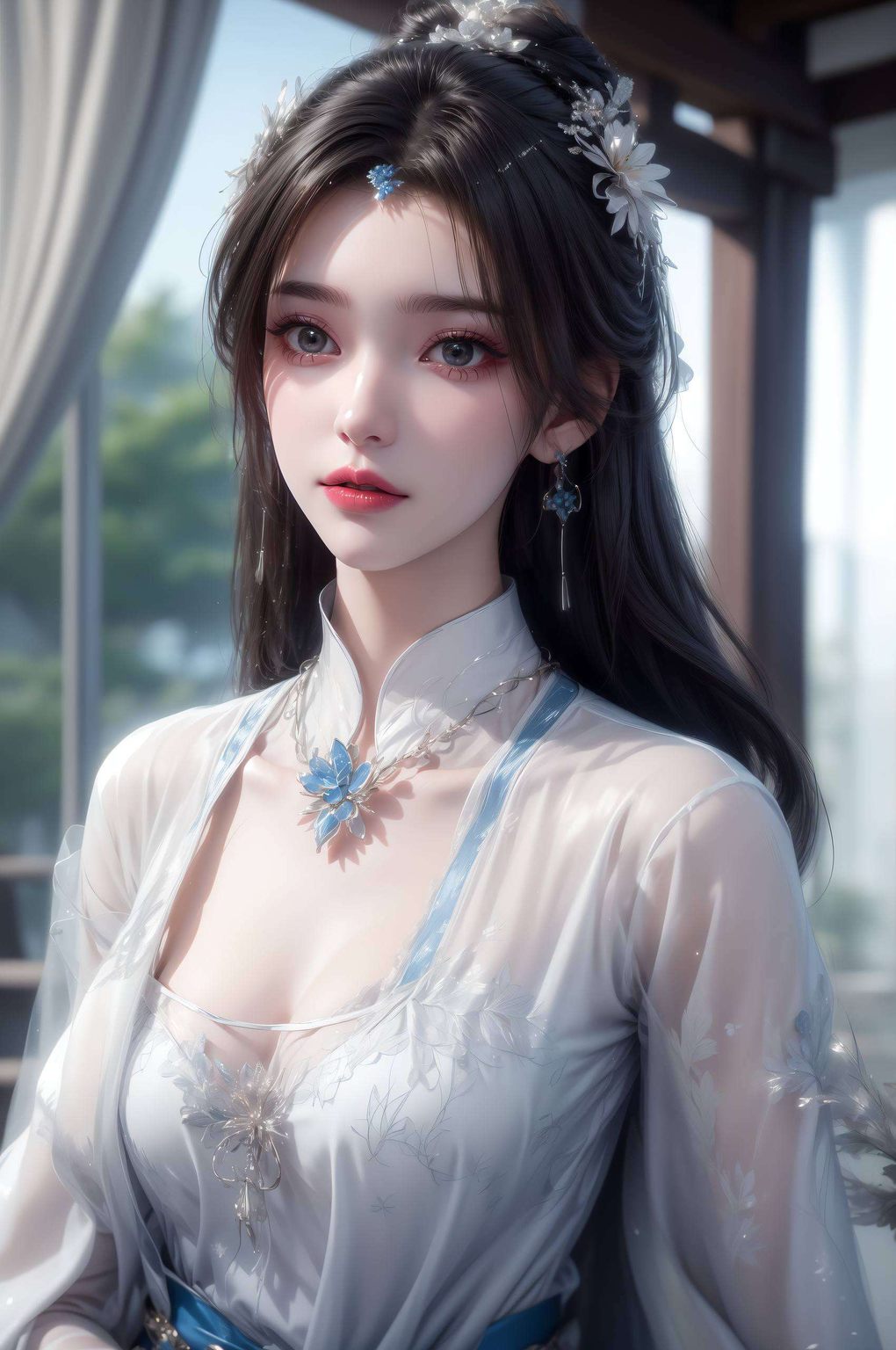 在这壁纸的合集里她是国漫中的女神