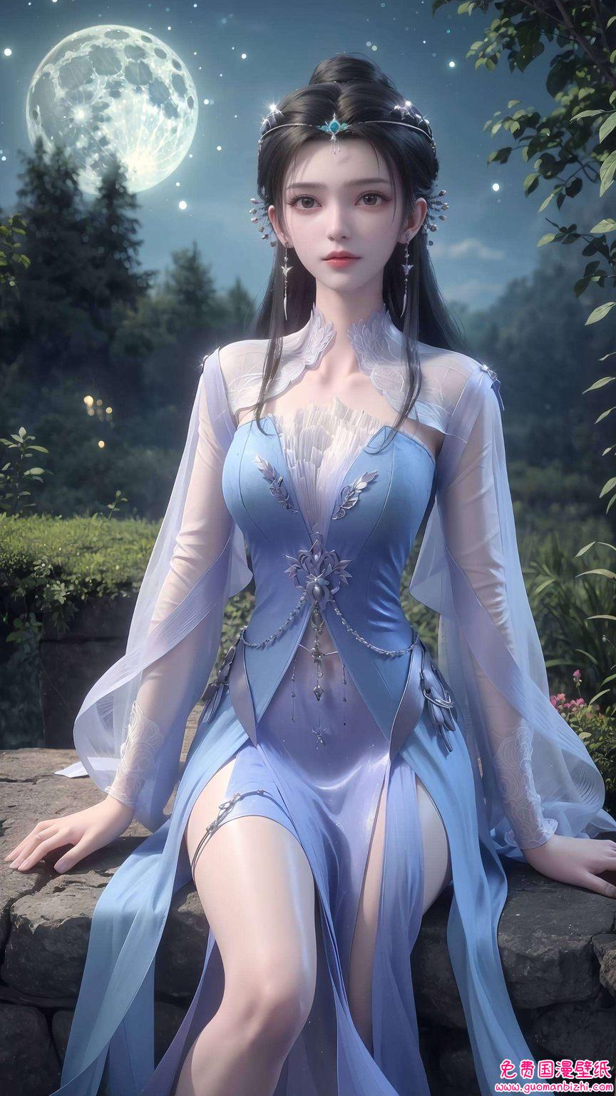 国漫美女的典范一眼望去