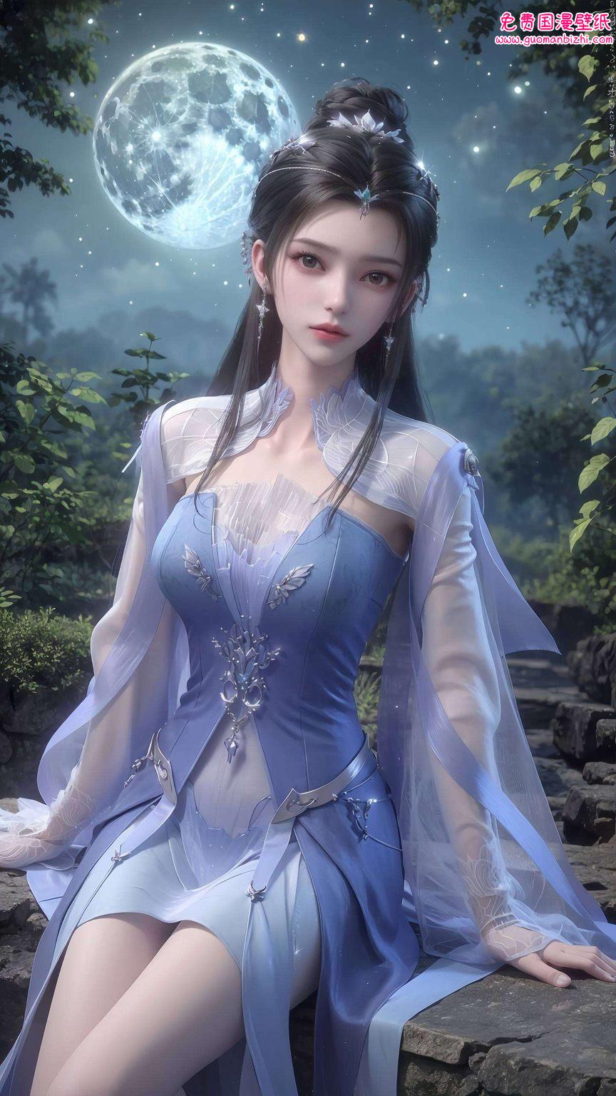 仿佛随时都能让你陷入那梦幻的玄幻世界快快用这款李慕婉壁纸