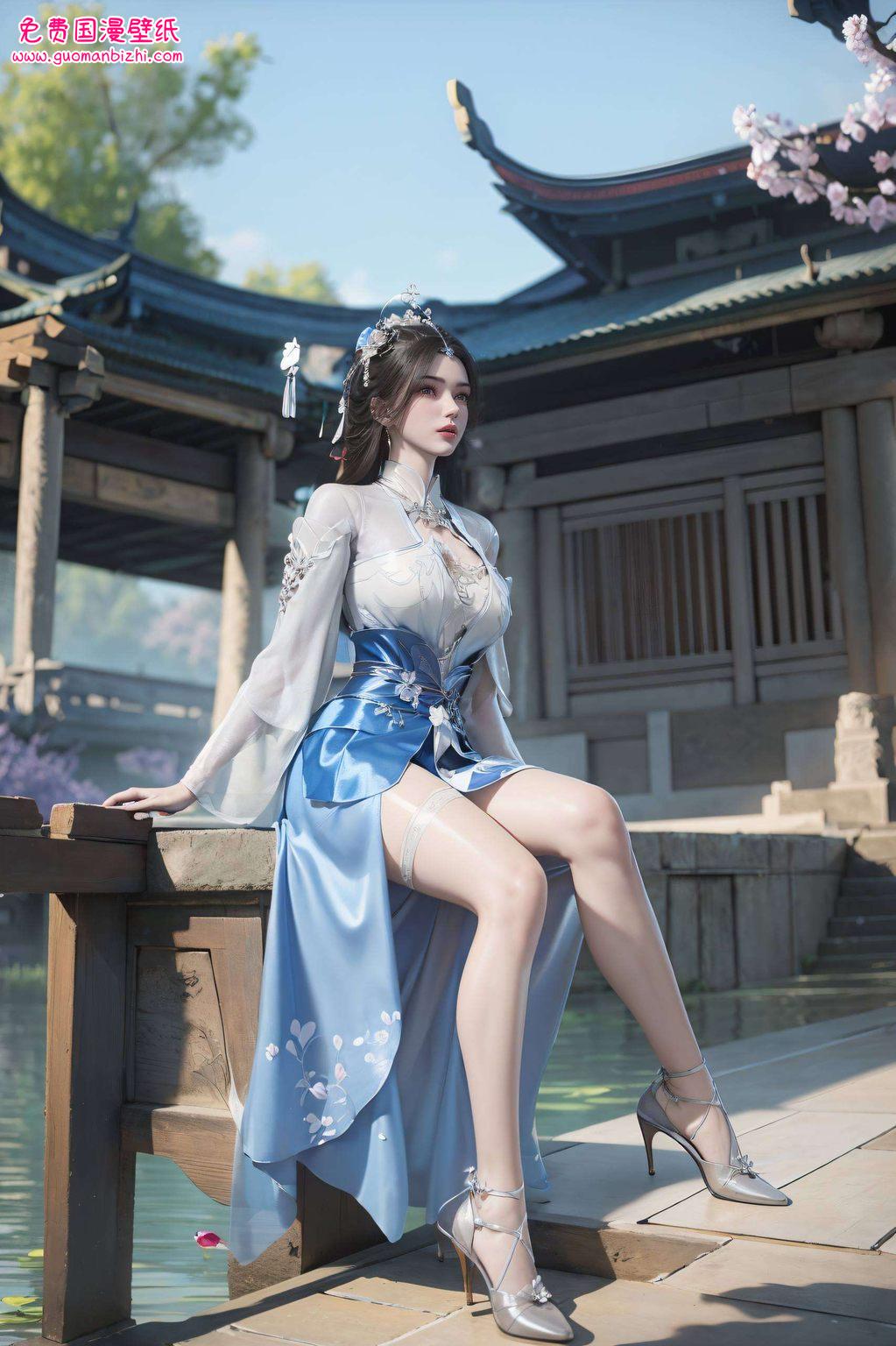 她那仙逆之姿李慕婉宛如一朵盛开在玄幻之地的莲花