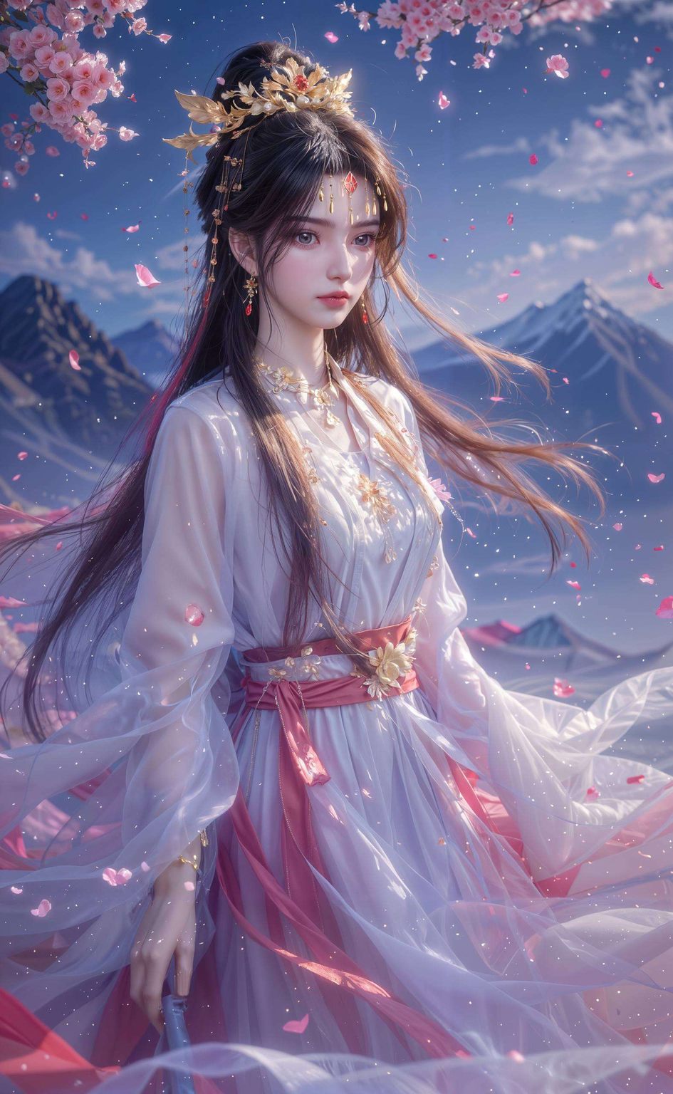 宛若仙子凡尘游其貌极美