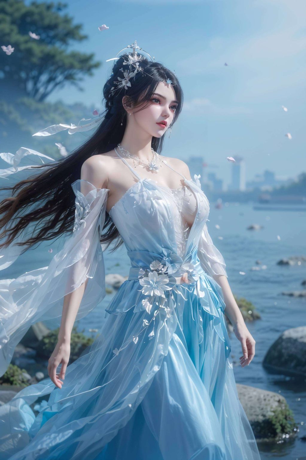 此壁纸动漫美女风采尽显