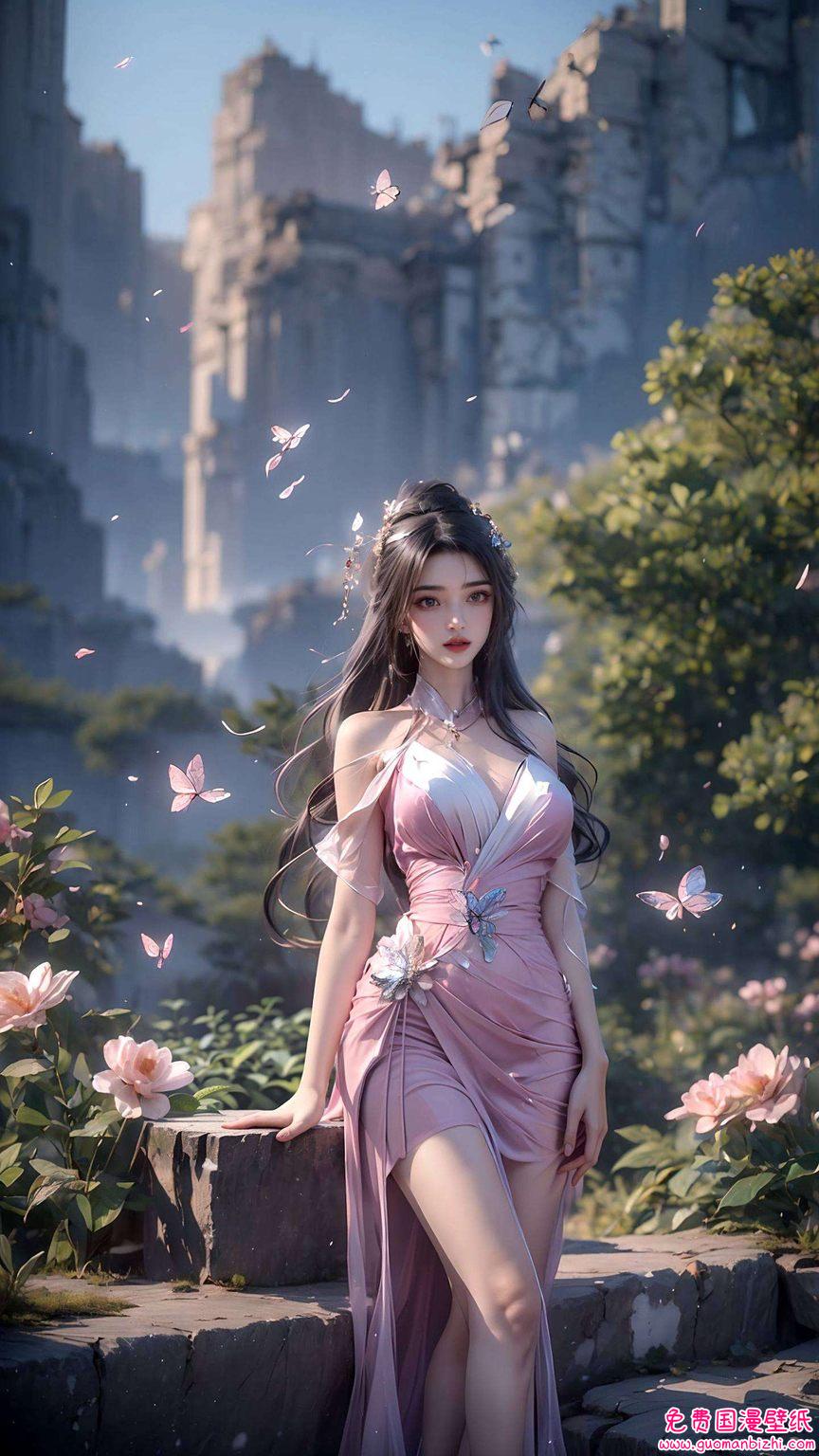 她是无数动漫美女中的佼佼者在绚烂的动漫世界里