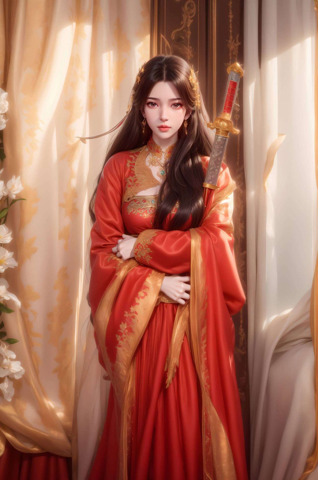 嘻乃是以国漫《仙逆》中女神李慕婉为灵感所创