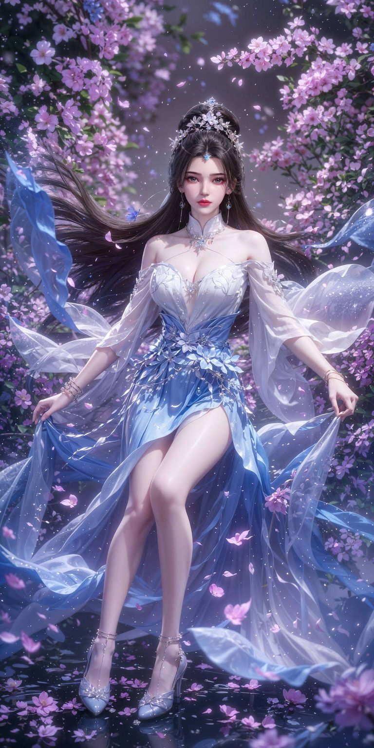 动漫中的女神形象跃然纸上每当看到电脑上的高清壁纸