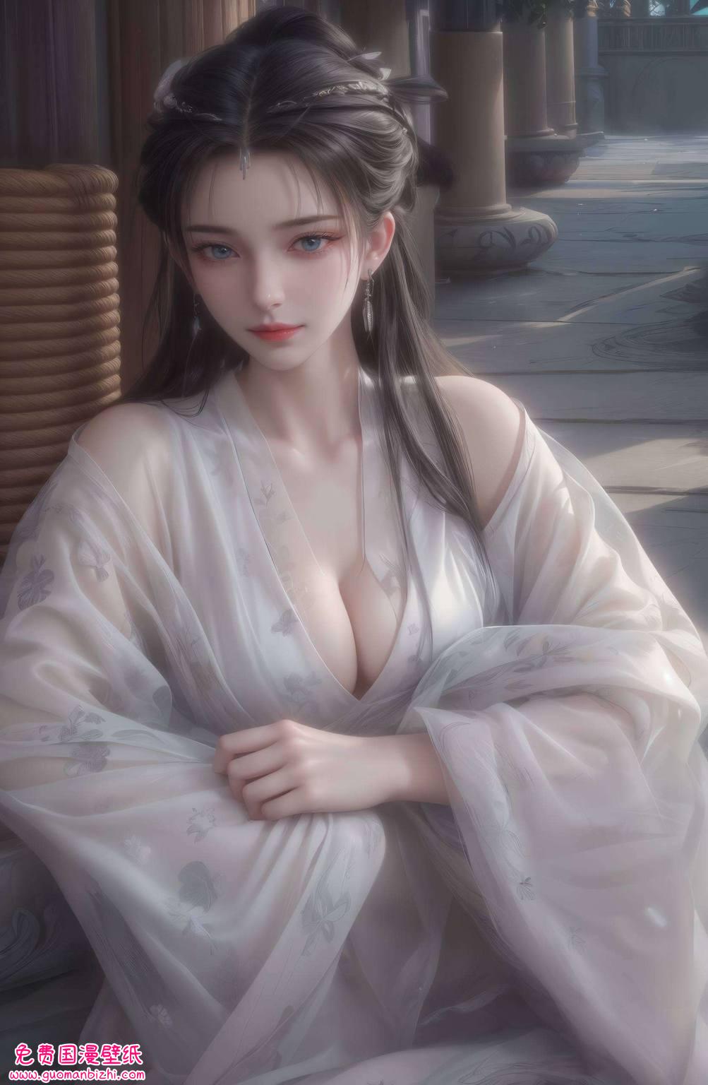苹果电脑4K壁纸光彩夺目动漫美女齐聚一堂