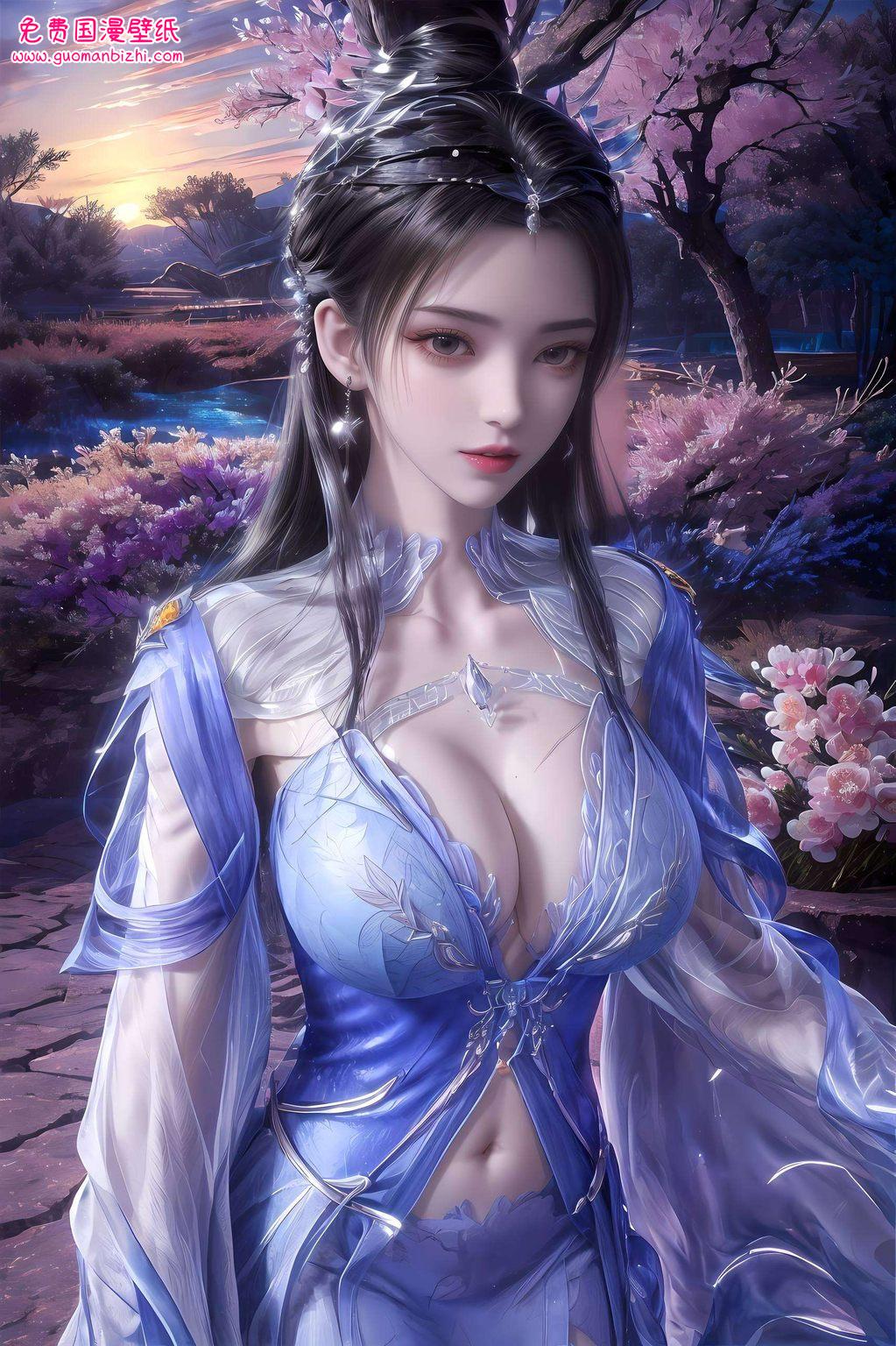 风华绝代今日特此分享一组李慕婉新造型的高清壁纸