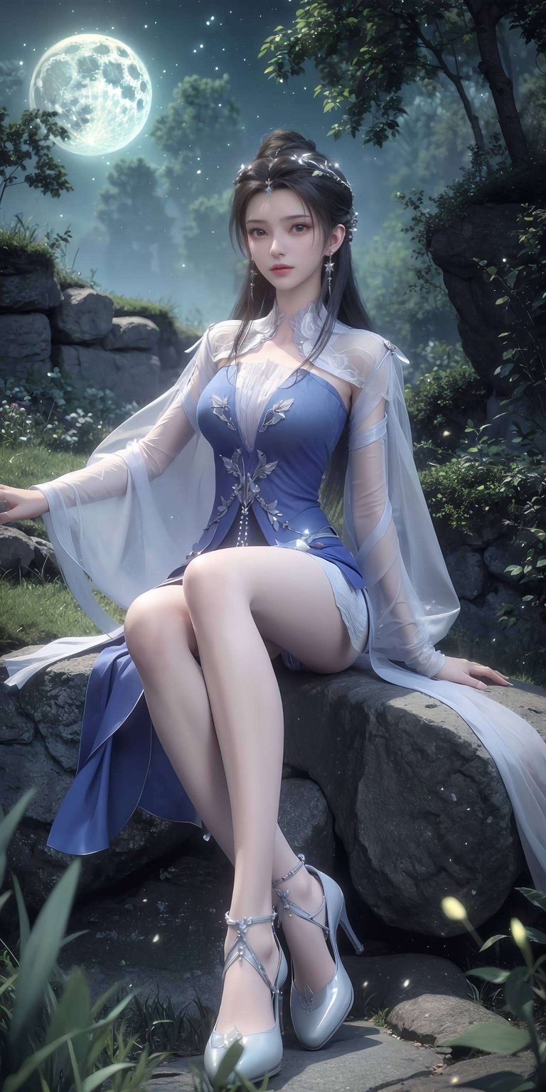 让你的电脑桌面也变得仙气十足吧!🌟👀💕快来把这位国漫美女带回家