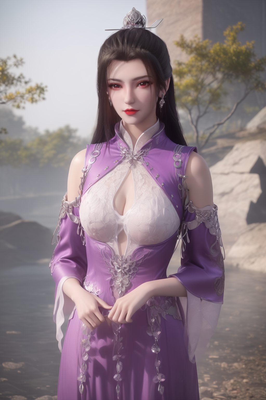 还带点小可爱柳眉