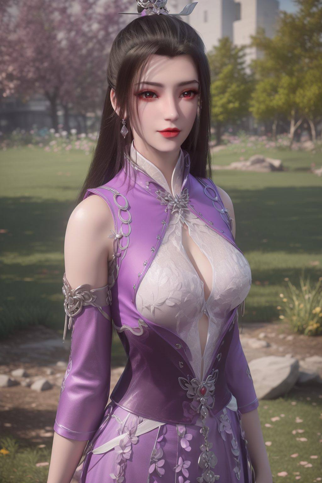 这款壁纸不仅展现了国漫美女的柔美与坚韧都仿佛穿越到了那个充满奇幻的国漫世界