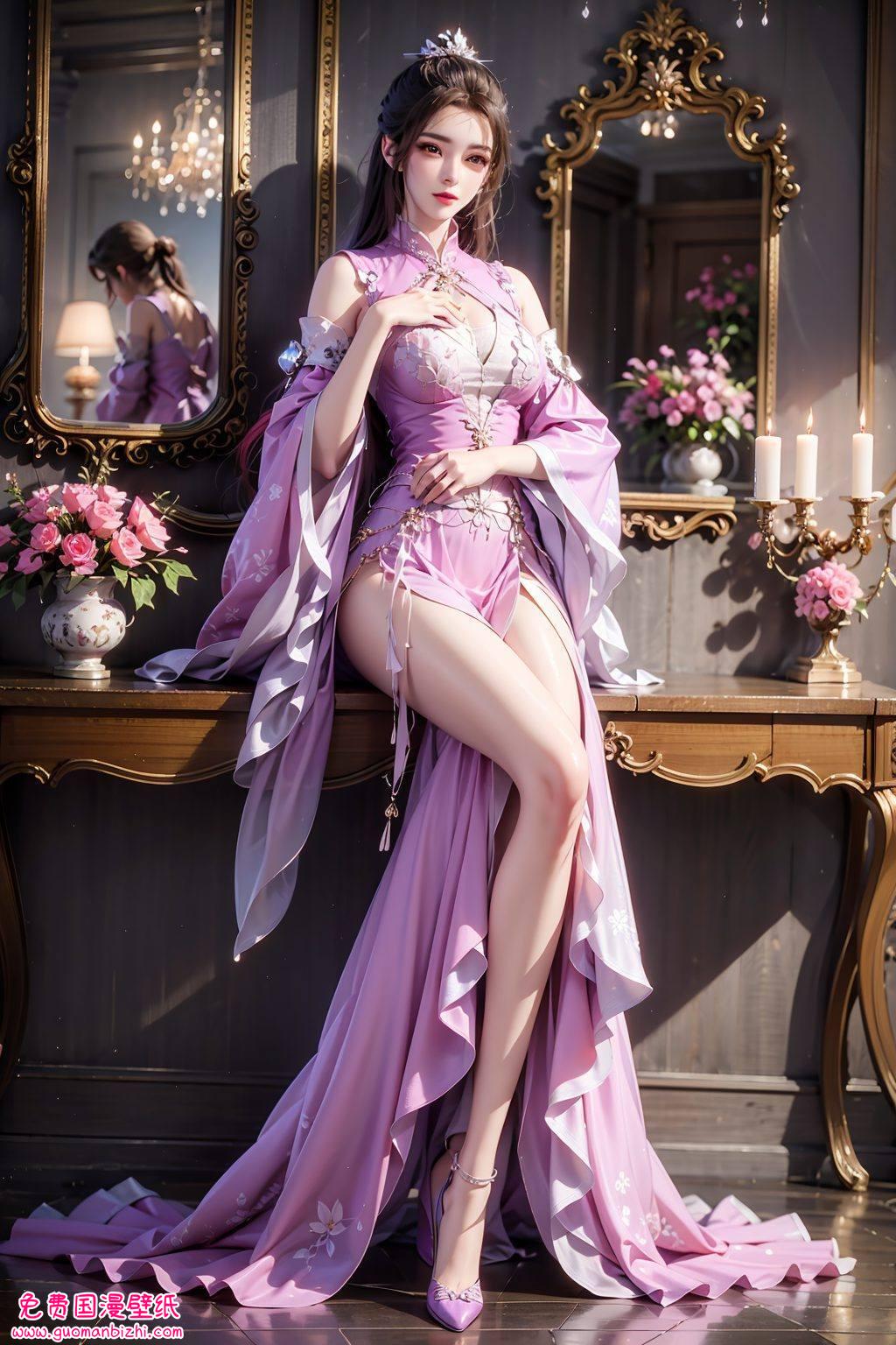 柳眉女神那风情万种的眼神保证让您手机一亮