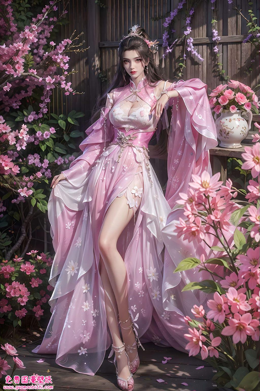 将这位动漫美女的玄幻气质完美呈现还是婉约如水的柔美