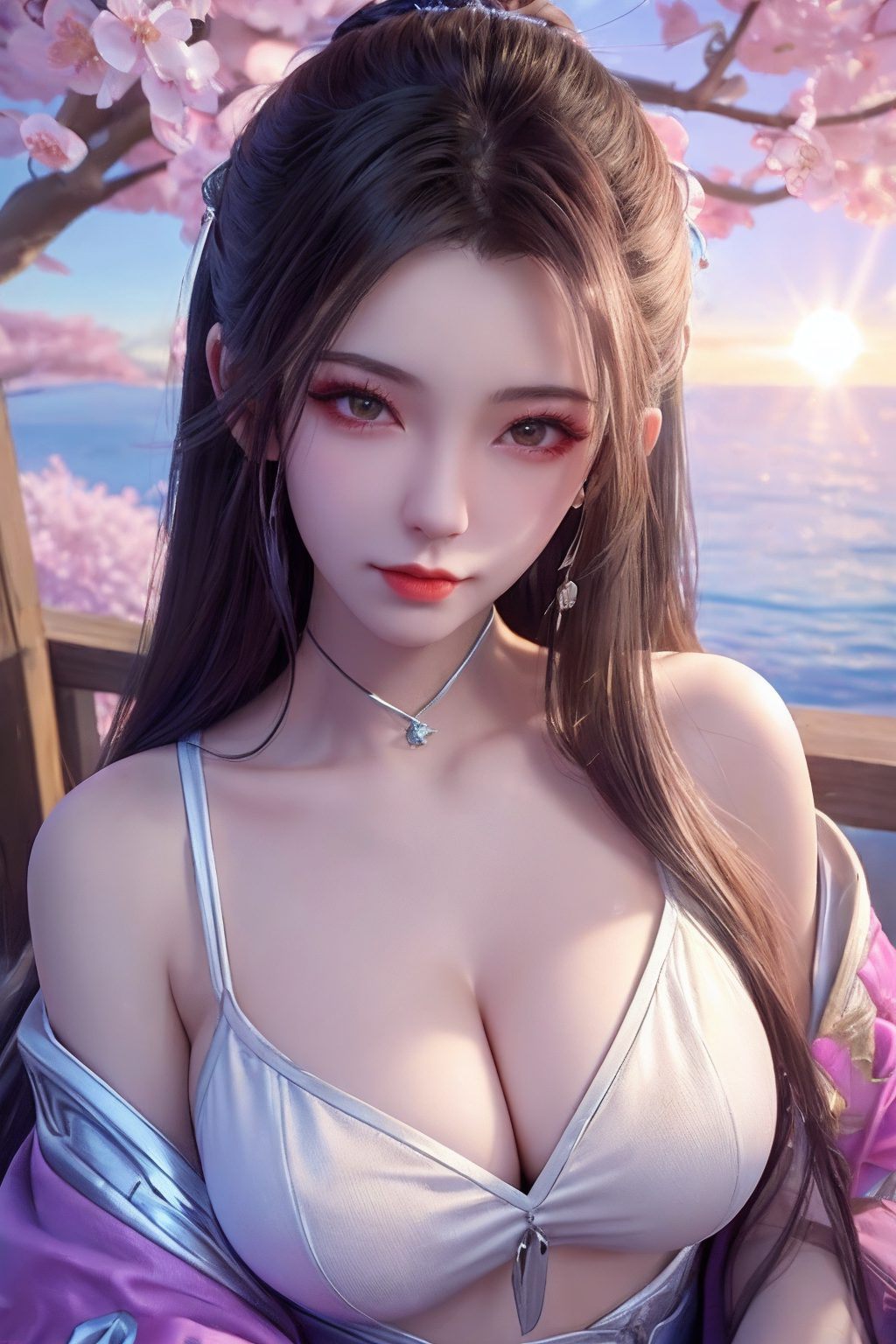 那仙气逼人的眼神里竟然透出了一丝柔情蜜意简直是玄幻世界里的甜蜜暴击