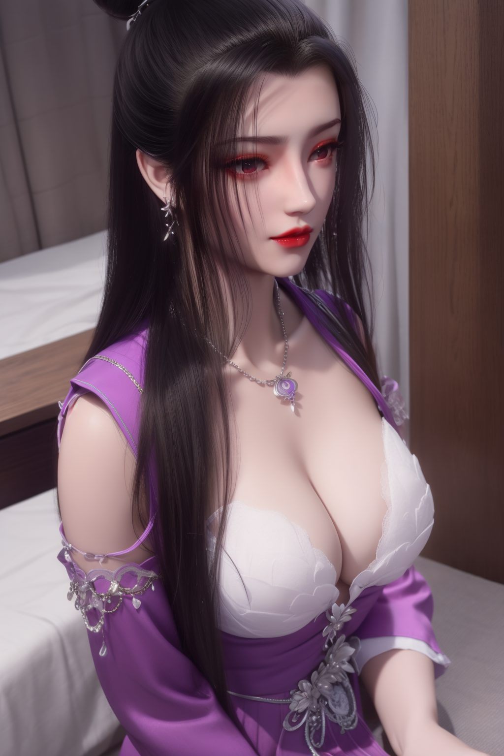 她的眼神里藏着故事每当你看到她