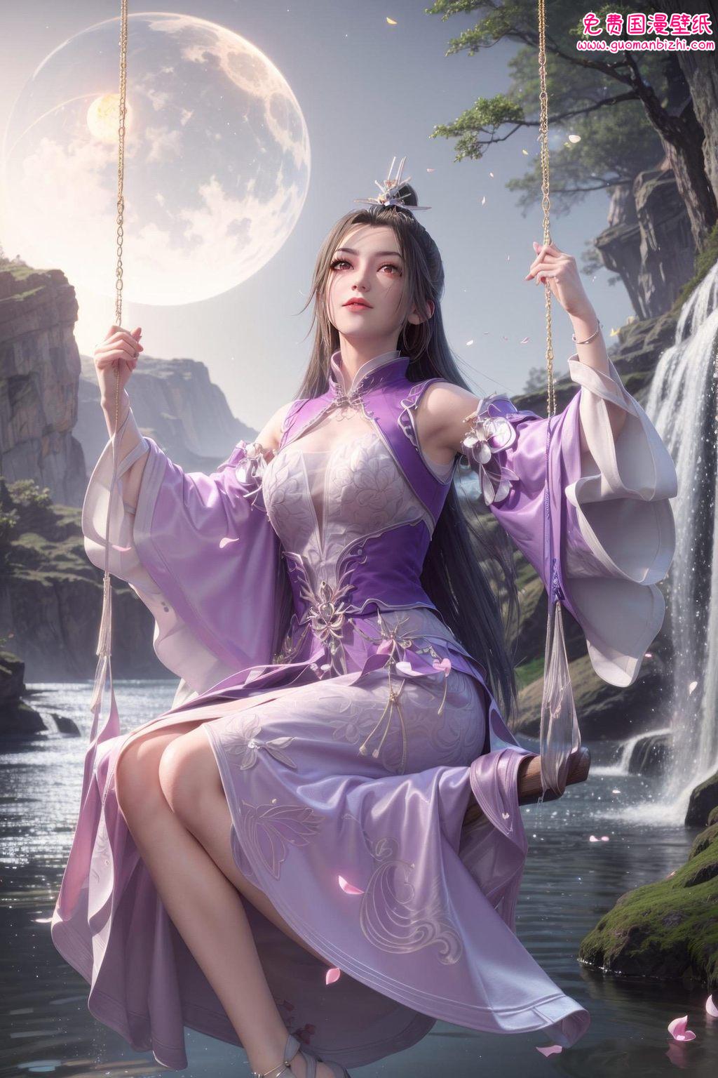 仿佛玄幻故事中的画卷都在这每一寸壁纸间流转