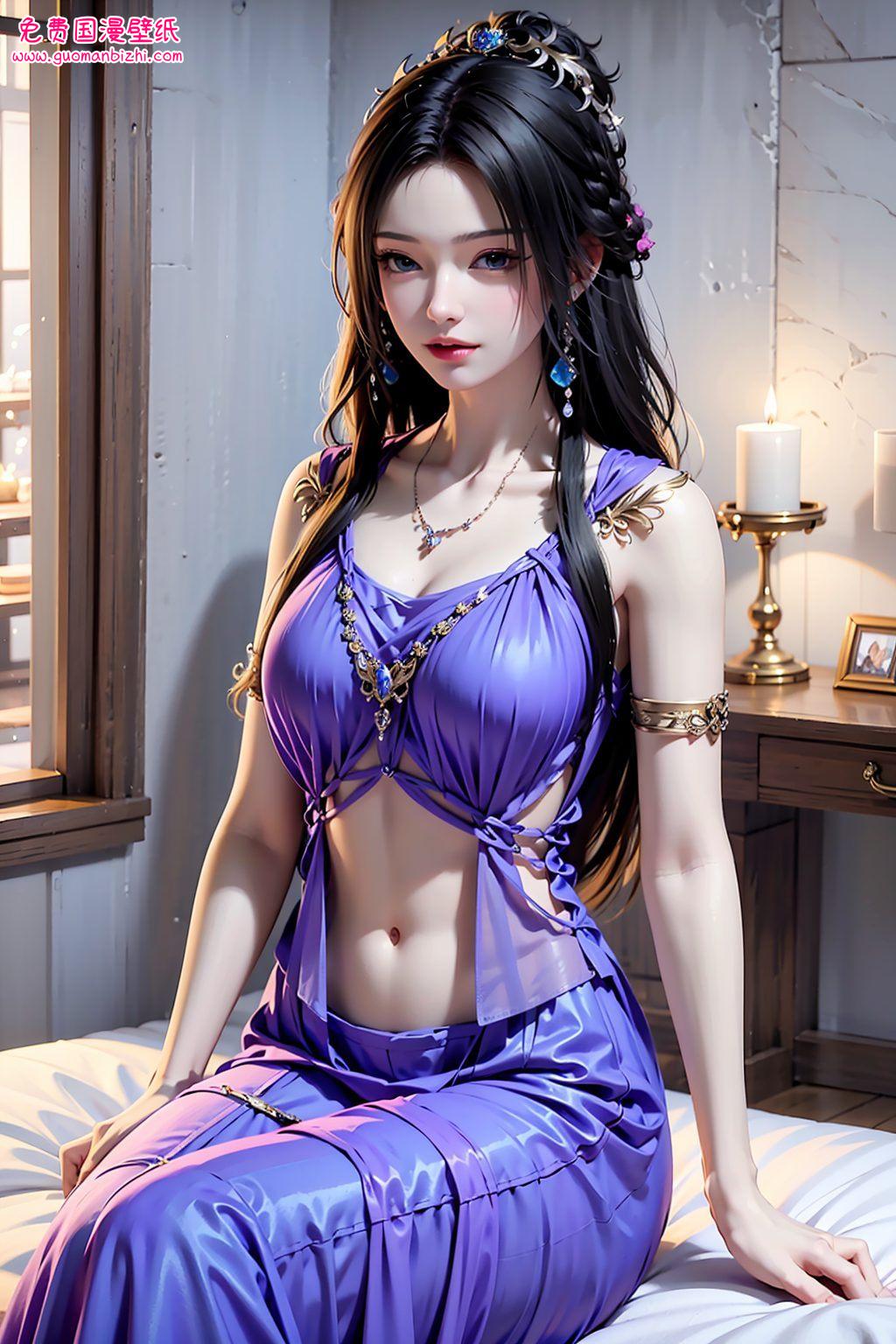 她是那静谧的书房中唯一的光彩她的美