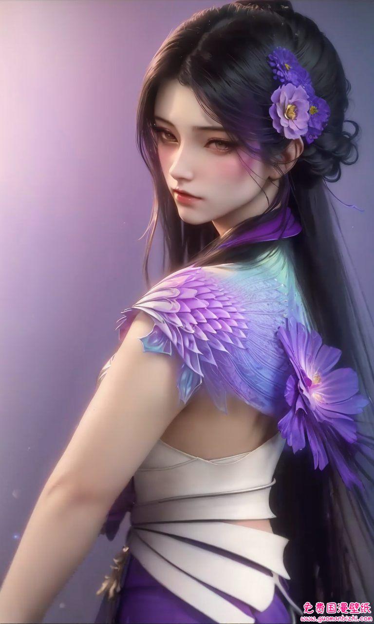 她是国漫中的女神柳眉壁纸