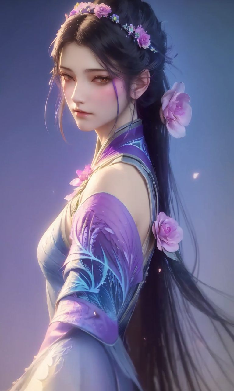 还能护眼简直是国漫女神们的最美代表！🌟 快来感受一下那仙气满满、柳眉倒竖的韵味吧