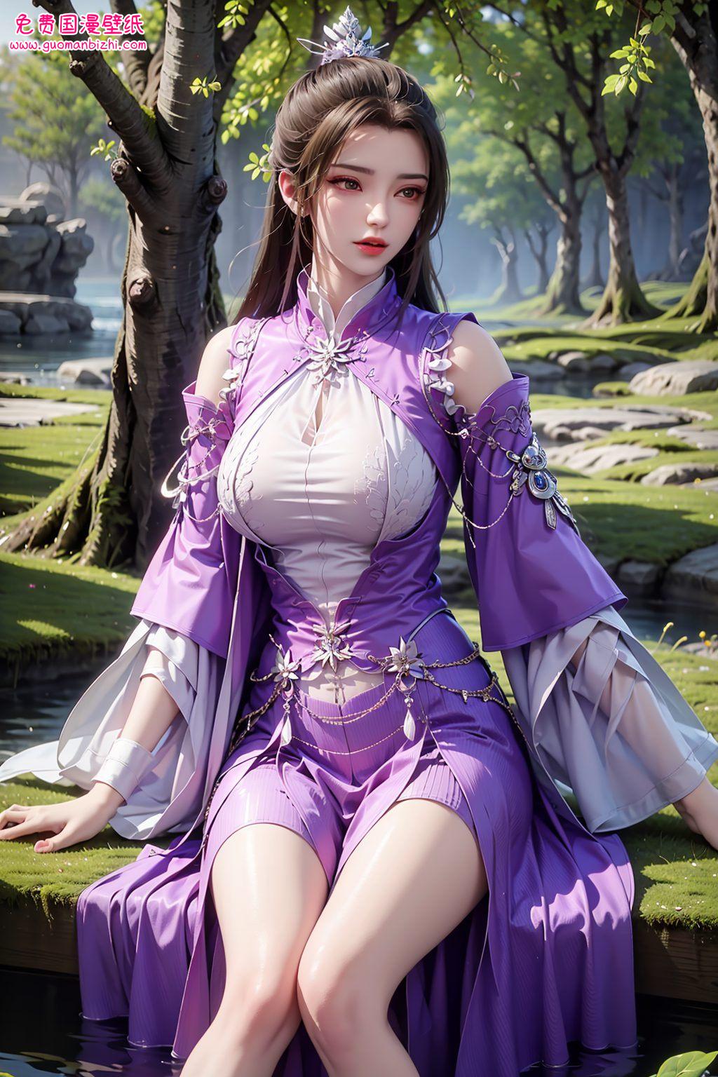 动漫女神们的风采各异或翠袖红裙