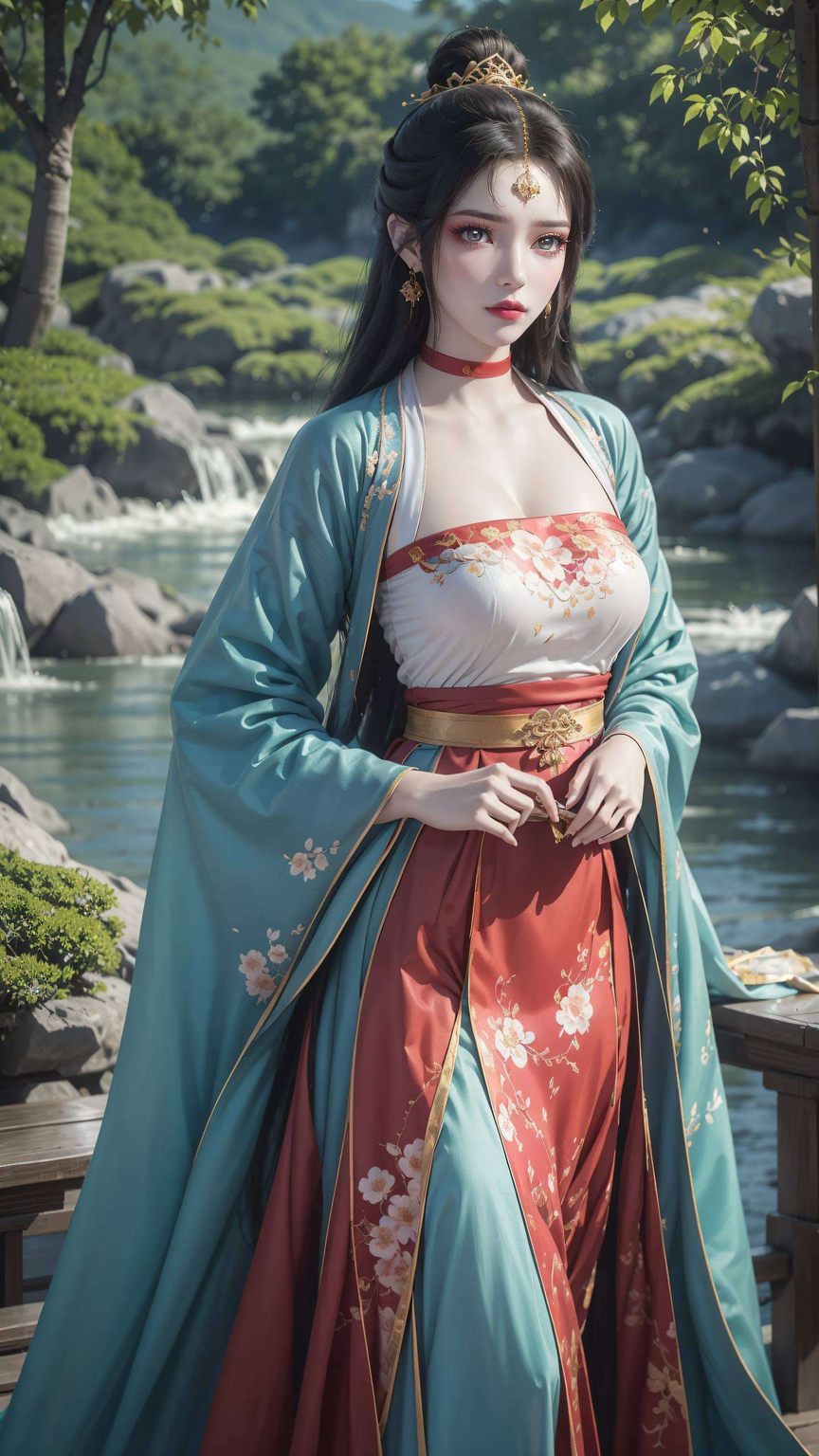 美得令人窒息墨云涌动中