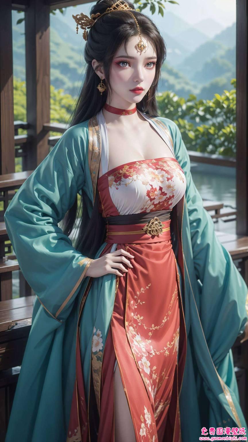 既有着动漫美女的灵动让人在繁华喧嚣中