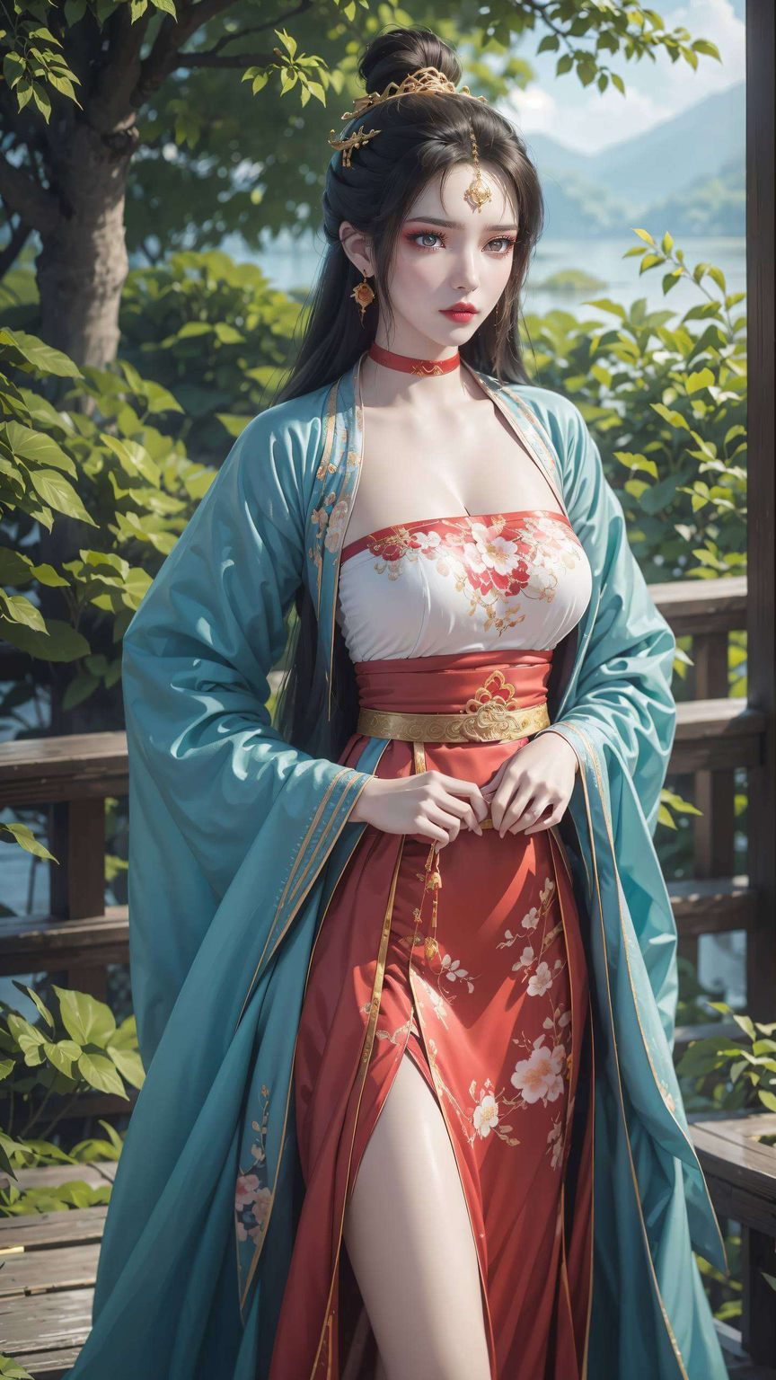 每天看着墨云美女保证让你的手机屏幕瞬间变身玄幻仙境