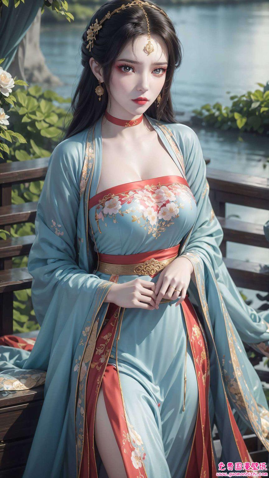 如同她的眼眸墨色深邃