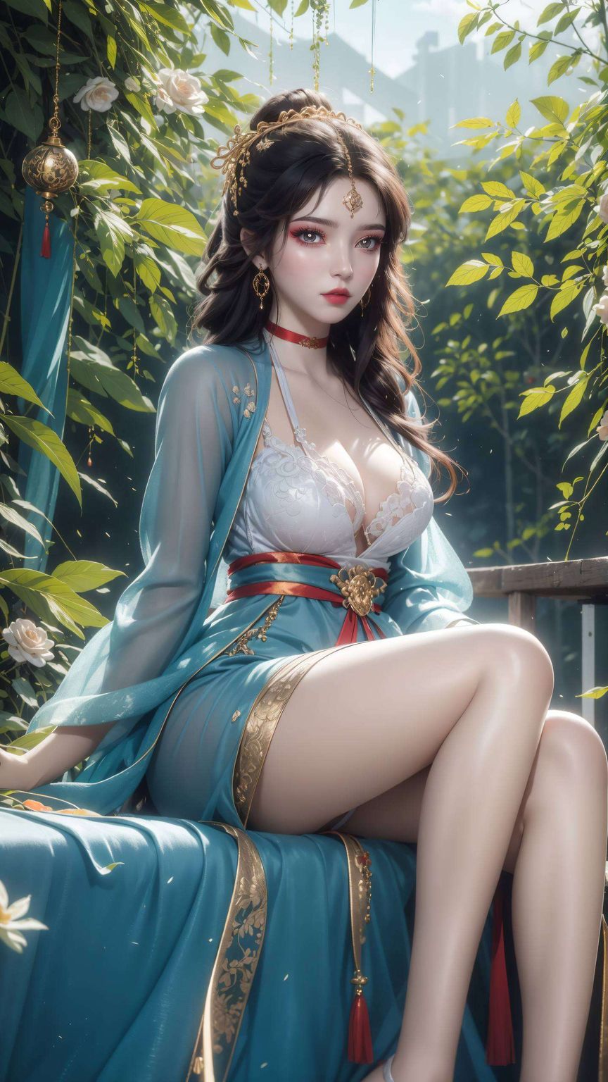 将玄幻世界的神秘与美丽她那翩翩仙姿