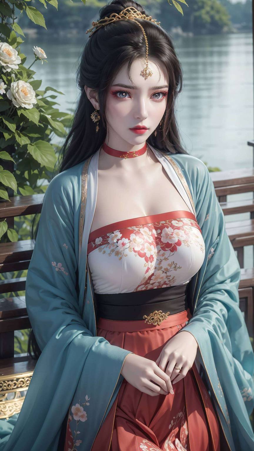 玄幻世界里的炫彩壁纸宛若仙子