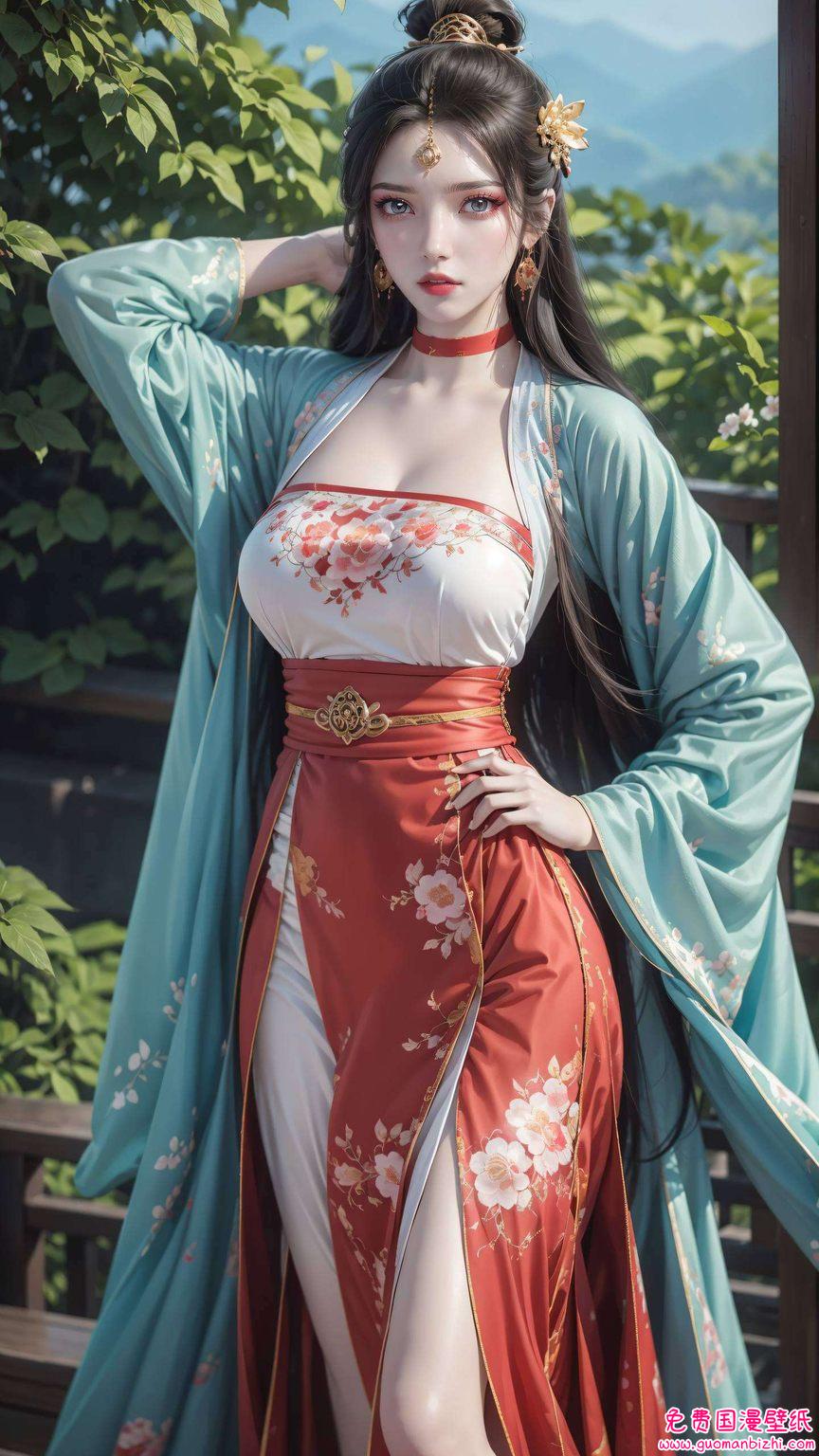 展现出国漫美女的灵动风华墨云壁纸带来神秘与梦幻的双重享受