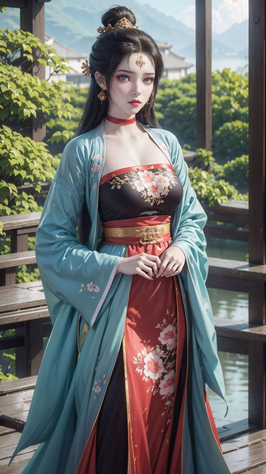 或英姿飒爽它如同一幅绚丽的国漫画卷