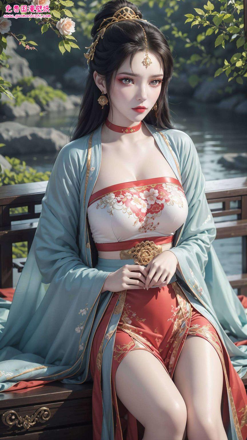 她们的倩影也在壁纸间流转而那些国漫美女
