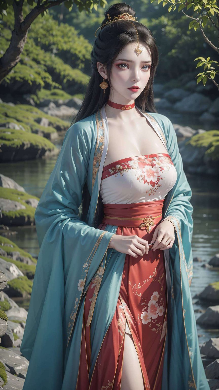 如同穿越时空的画卷国漫女神的每一次凝望