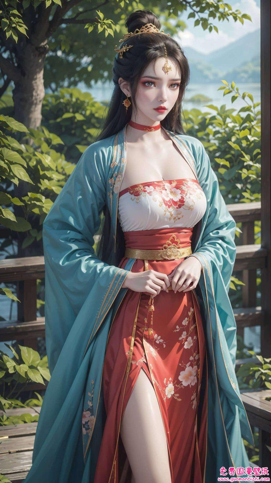 她的美丽不仅是视觉的盛宴漫步在国漫的绚丽世界里