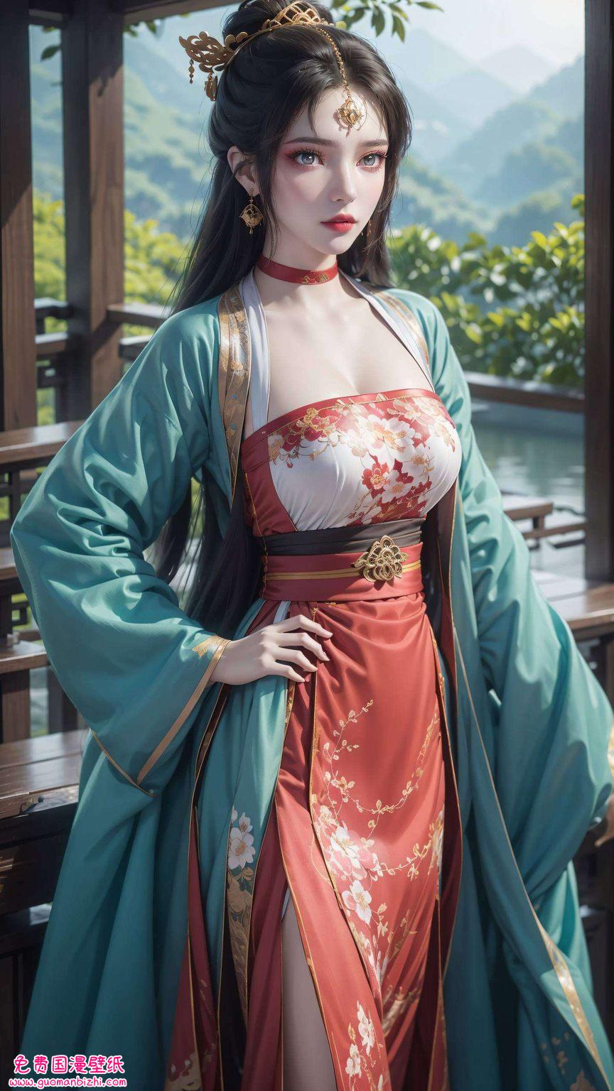 眼角挂着泪珠就像是从《仙逆》中走出的女神